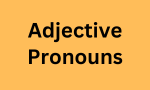 Adejective Pronouns - Grammar Tutorial Video for A1 English Learners