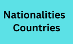 Nationalities and Countries - Grammar Tutorial Video for A1 English Learners
