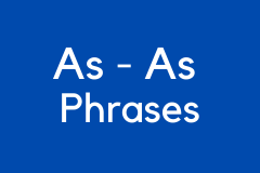 As - As Phrases