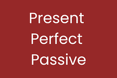 Passive Present Perfect